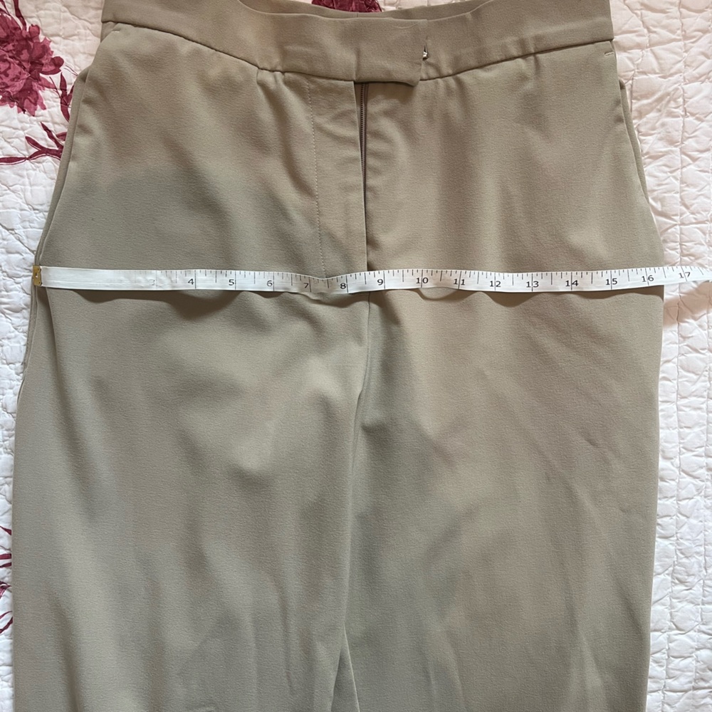 Djerf Avenue Cream Straight Leg Pants - Picture 3 of 8